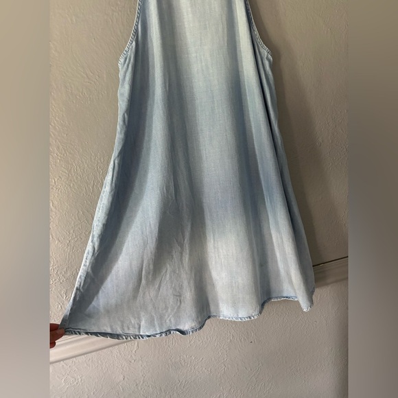 Cloth & Stone | Chambray | High Neck | Flowy Denim-Style Dress | M - Picture 11 of 11